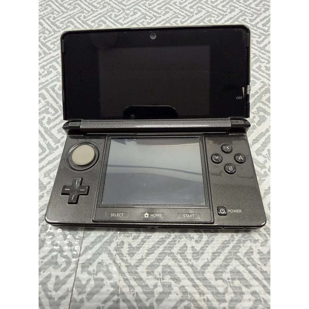 Nintendo 3DS Cosmo Black Console CTR-001 Japan Import Bundle - Monster Hunter 4